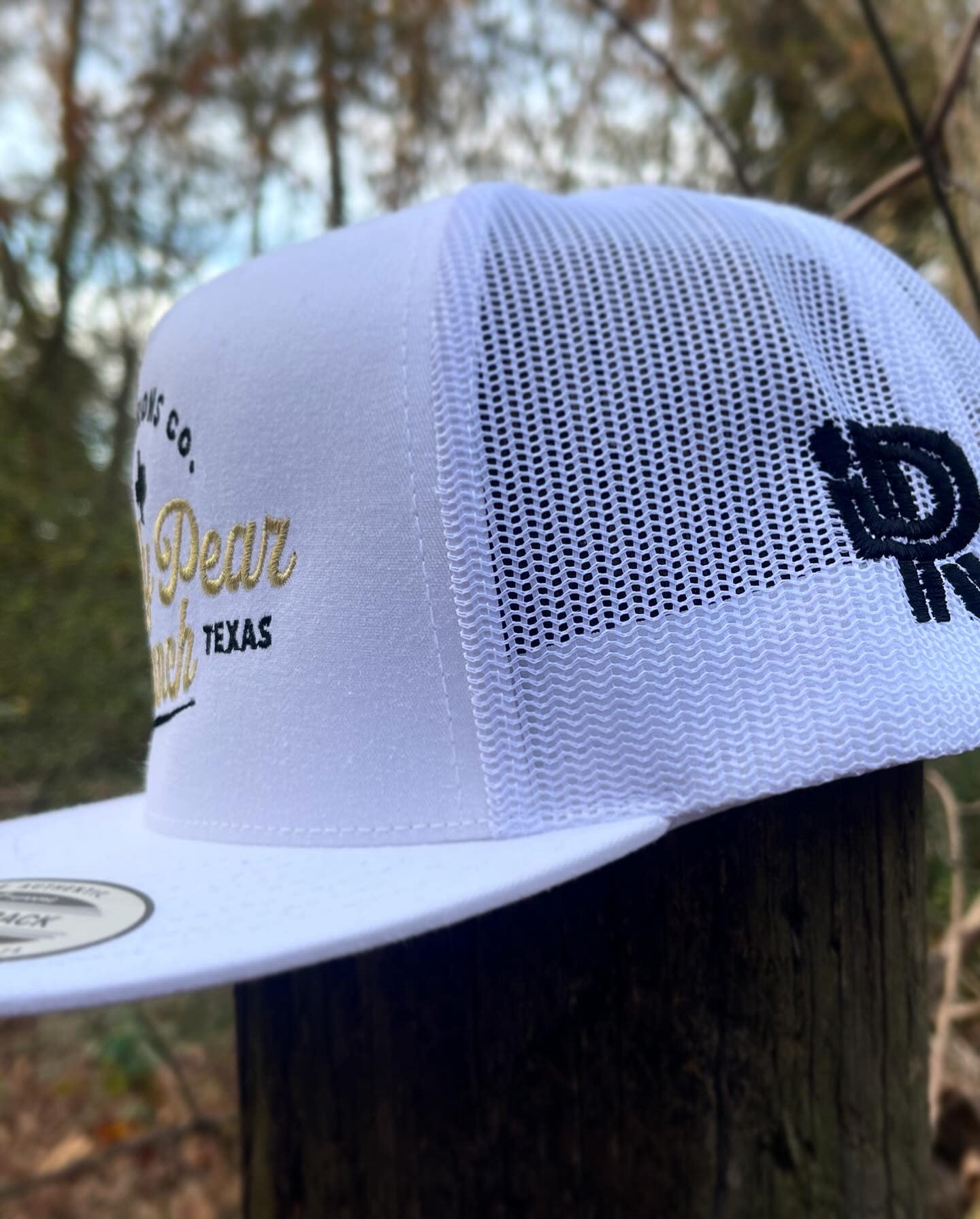 PPR White & Gold Letters Cap